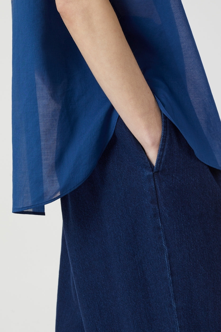 Chemise À Fermeture - Indigo Blue - Femme