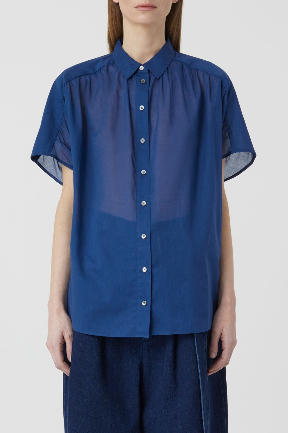 Chemise À Fermeture - Indigo Blue - Femme