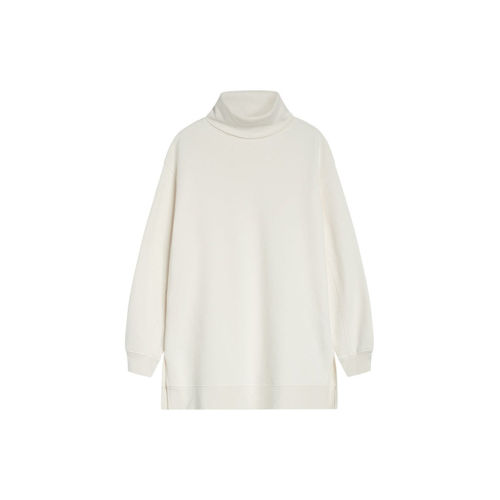 T-Shirt Turtleneck Sweat - Vanilla Sherbet - Femme