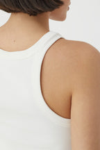 T-Shirts Cropped Tank Top - Charcoal - Femme