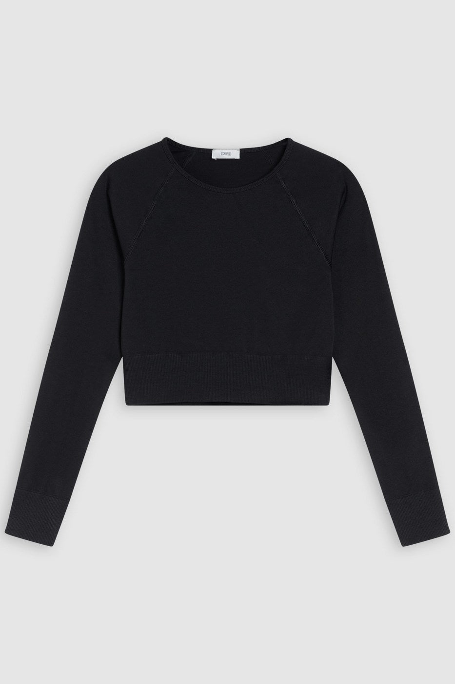 Camisetas Cropped Raglan Longsleeve - Ivory - Mujer