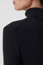 Closed - Turtle Neck Long Sleeve - Black - Women