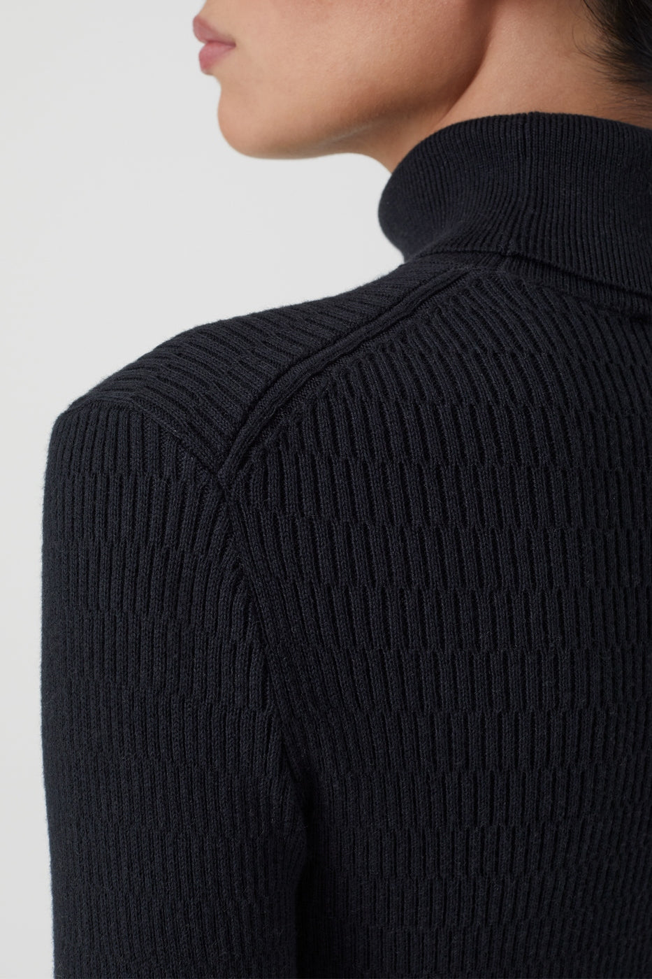 Closed - Turtle Neck Long Sleeve - Black - Women