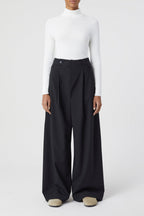 Turtle Neck Long Sleeve - Ivory - Femme