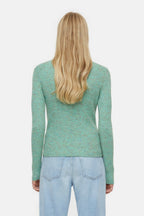 Long Sleeve Crew Neck - Green Kick - Femme