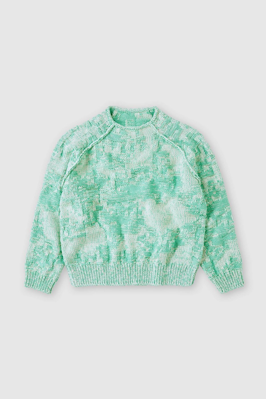 Crew Neck Long Sleeve - Green Kick - Femme