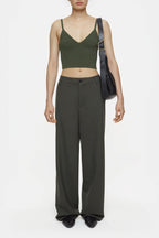 Knit Bra - Green Weed - Mujer