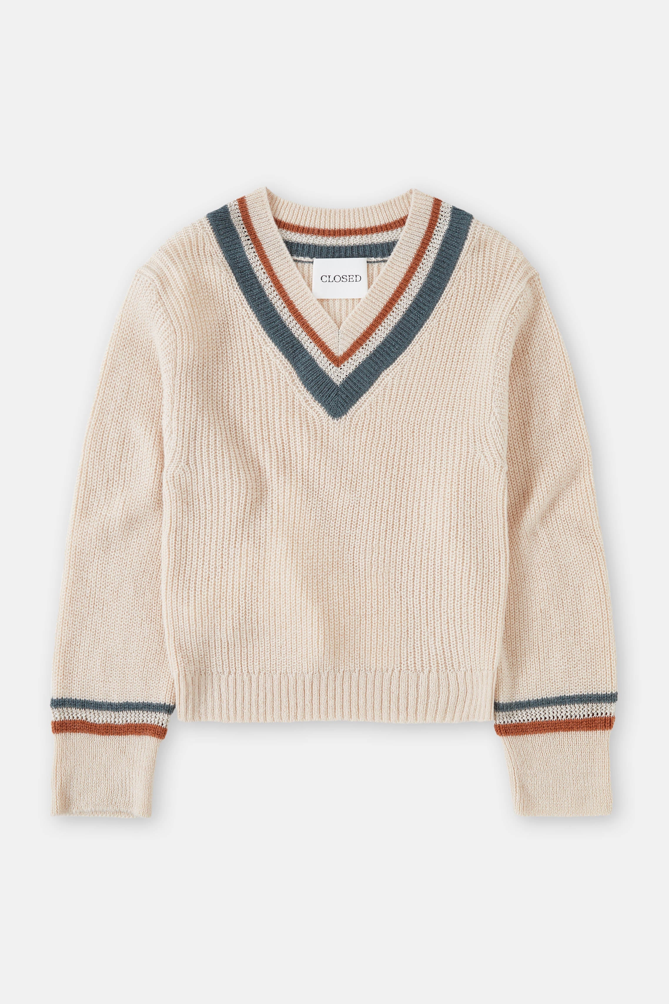 Deep V-Neck - Albicocca - Mujer