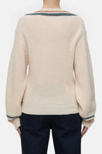 Deep V-Neck - Albicocca - Mujer