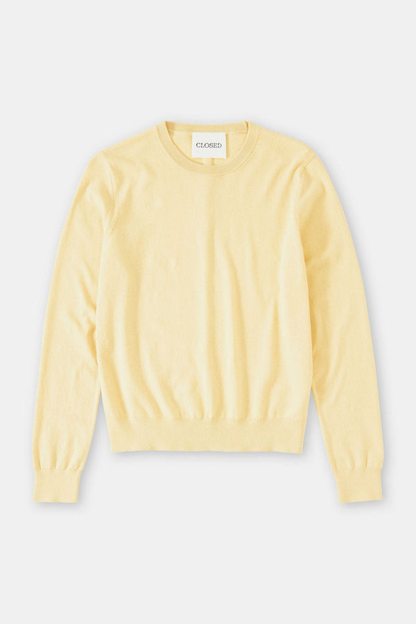Slim Crewneck - Calamatta Yellow - Mujer