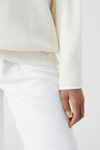 Hoody Manga Larga - Ivory - Mujer