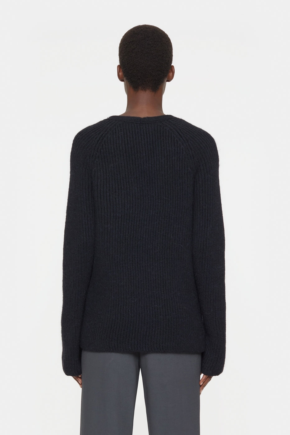 Closed - V Neck Long Sleeve - Black - Women