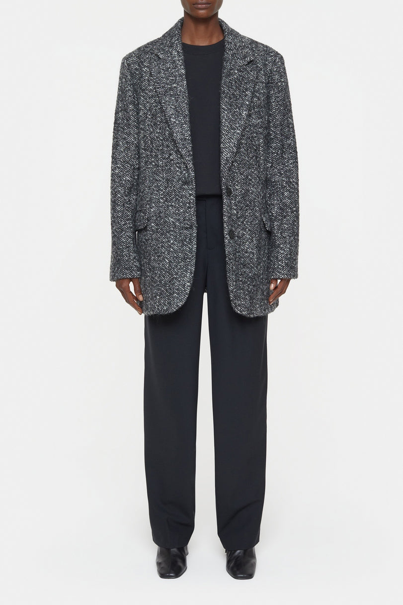 Boyfriend Blazer - Black - Femme