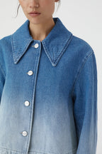 Chaqueta Corta - Mid Blue - Mujer