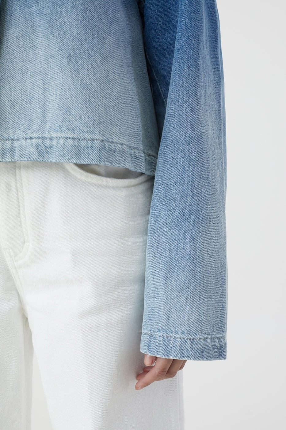 Chaqueta Corta - Mid Blue - Mujer