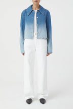 Chaqueta Corta - Mid Blue - Mujer