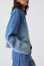 Chaqueta Corta - Mid Blue - Mujer