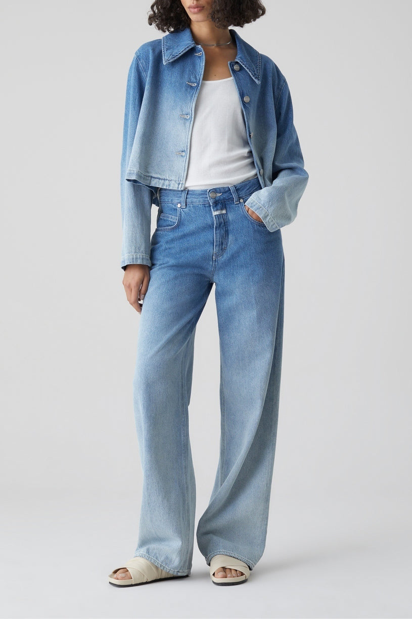 Chaqueta Corta - Mid Blue - Mujer