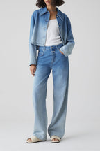 Chaqueta Corta - Mid Blue - Mujer