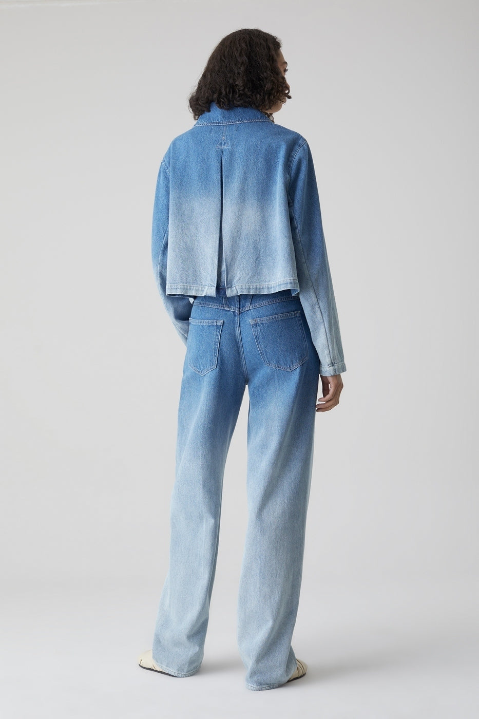 Chaqueta Corta - Mid Blue - Mujer
