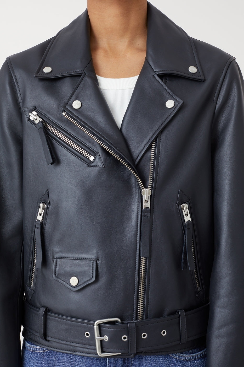 Veste De Motard - Black - Femme