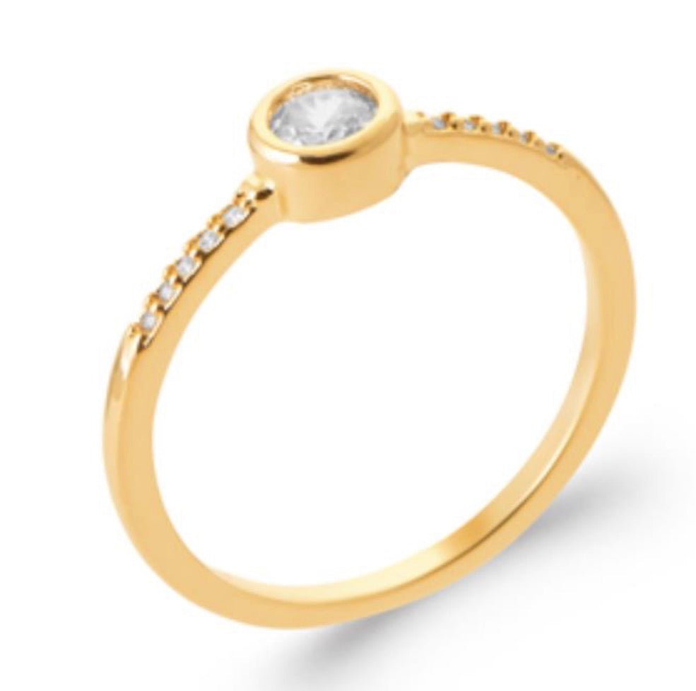 Gold Solene Ring