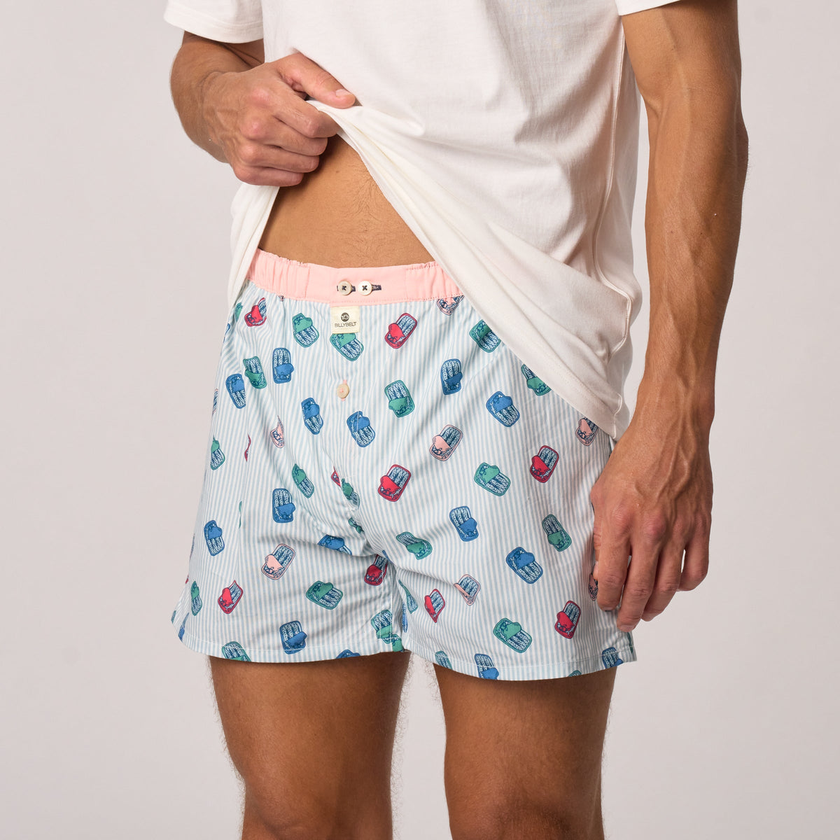 Caleçon En 100% Coton Bio - Sardine