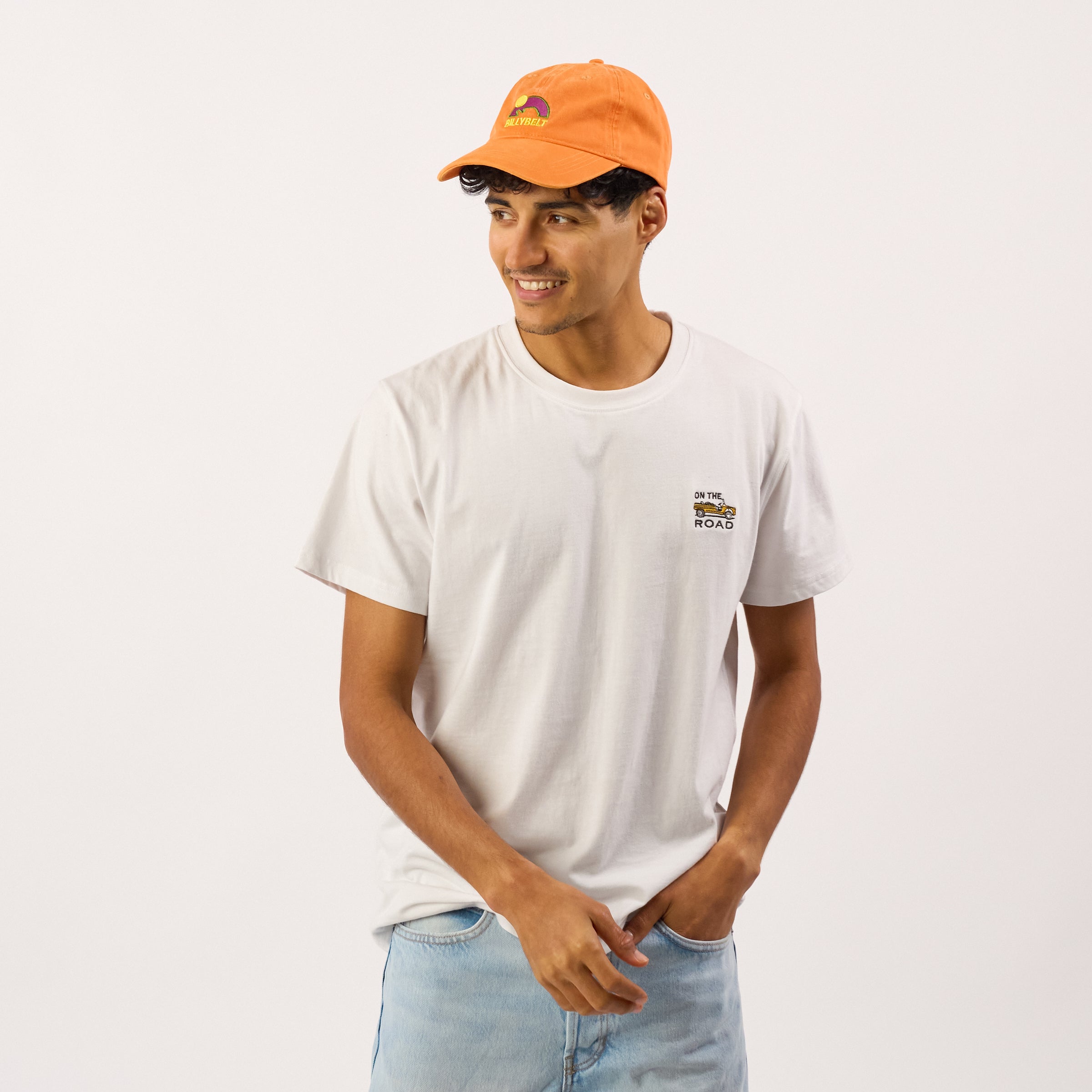 Gorra De 100 % Algodón - Naranja