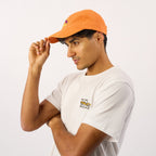 Gorra De 100 % Algodón - Naranja