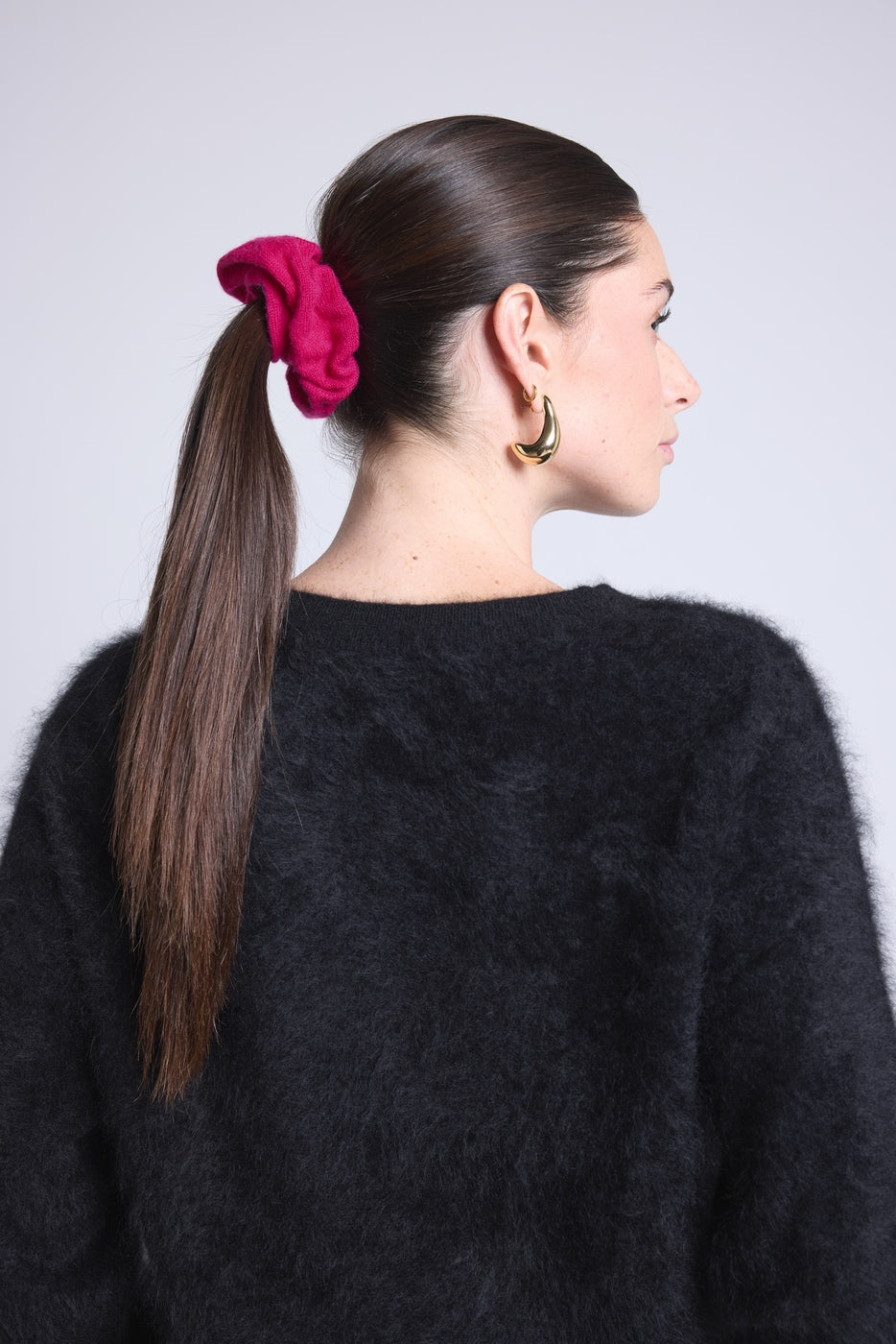 Scrunchie para el cabello Cachou - Rosa caramelo - Mujer