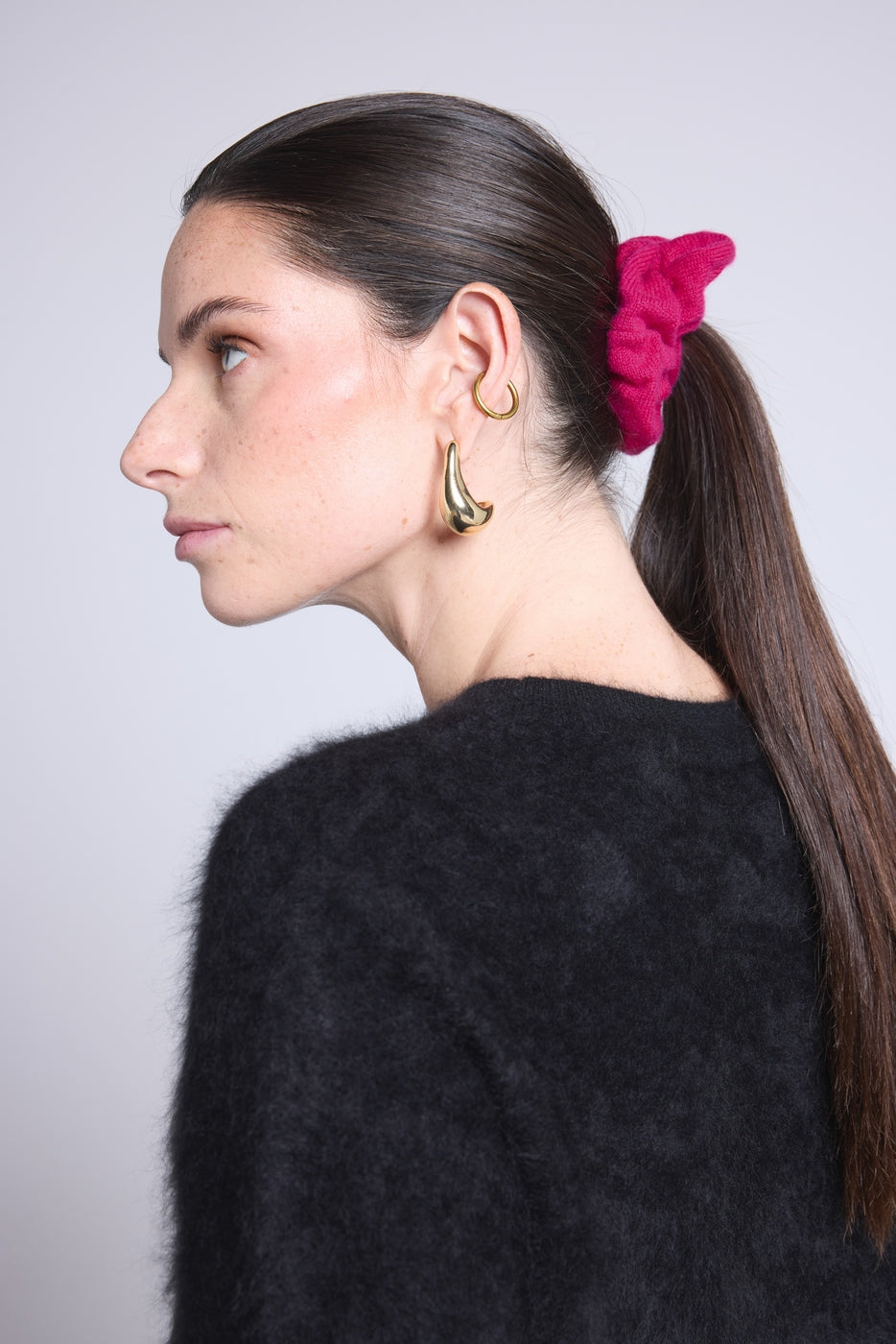 Scrunchie para el cabello Cachou - Rosa caramelo - Mujer