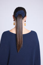 Coletero para el cabello Cachou - Azul marino - Mujer