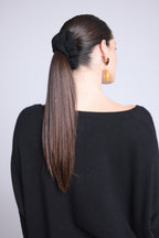 Scrunchie para el cabello Cachou - Negro - Mujer