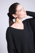 Scrunchie para el cabello Cachou - Negro - Mujer