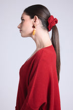 Coletero para el cabello Cachou - Rojo burdeos - Mujer