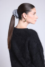 Scrunchie para el cabello Cachou - Gris oscuro - Mujer