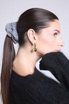 Scrunchie para el cabello Cachou - Gris oscuro - Mujer