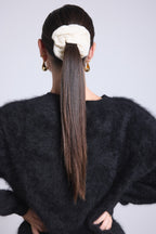 Scrunchie para el pelo Cachou - Blanco - Mujer