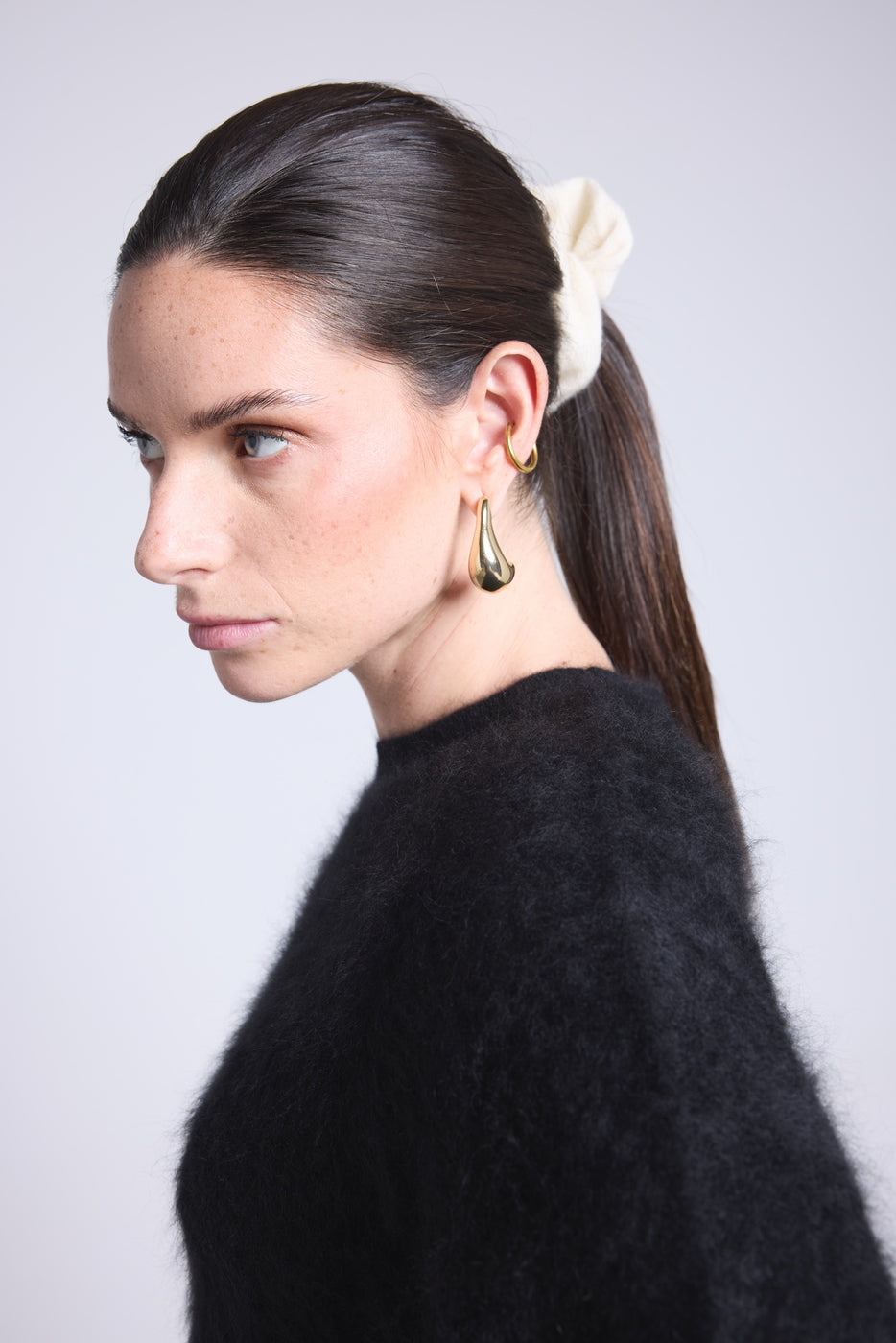 Scrunchie para el pelo Cachou - Blanco - Mujer