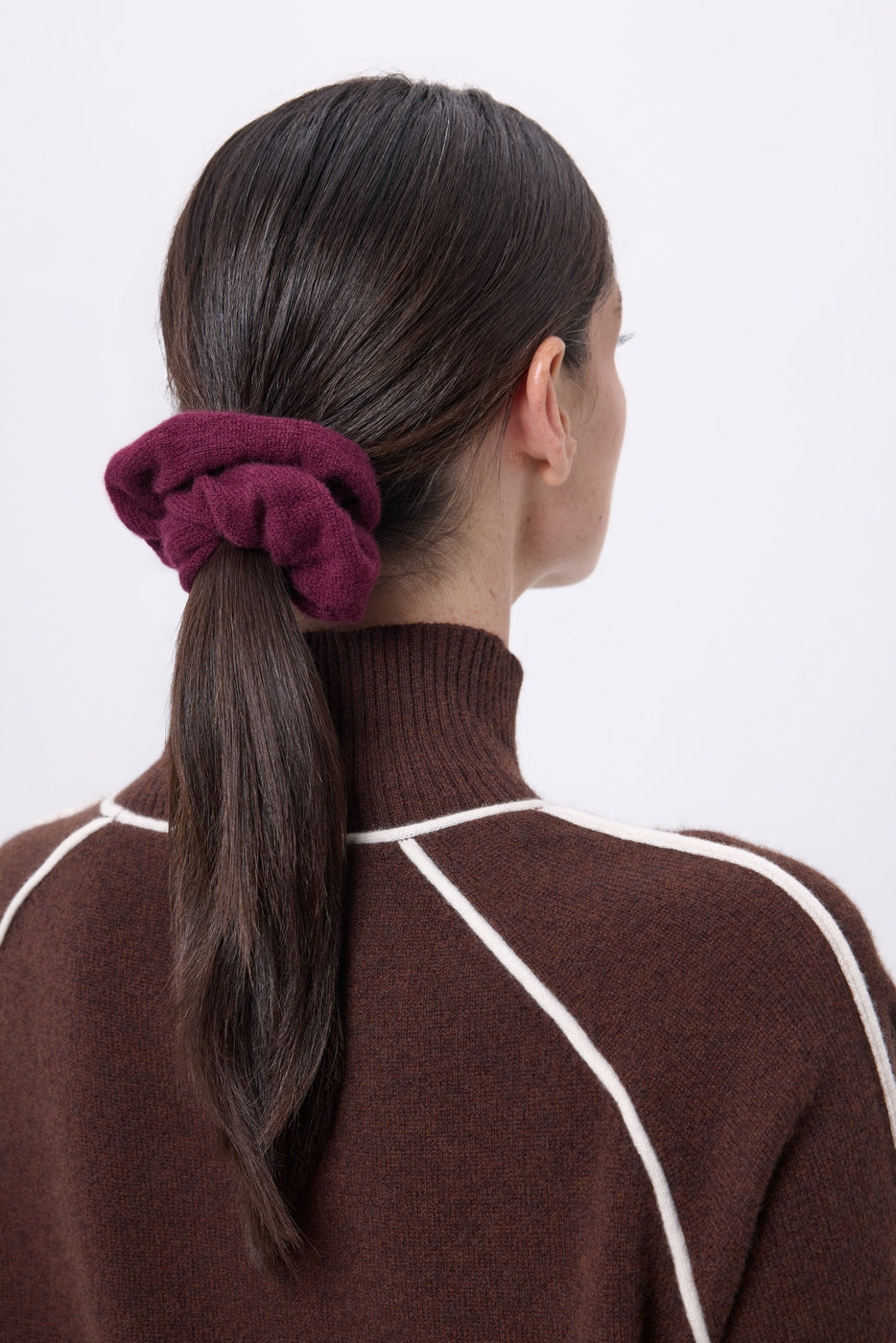 Coletero para el cabello Cachou - Color vino - Mujer