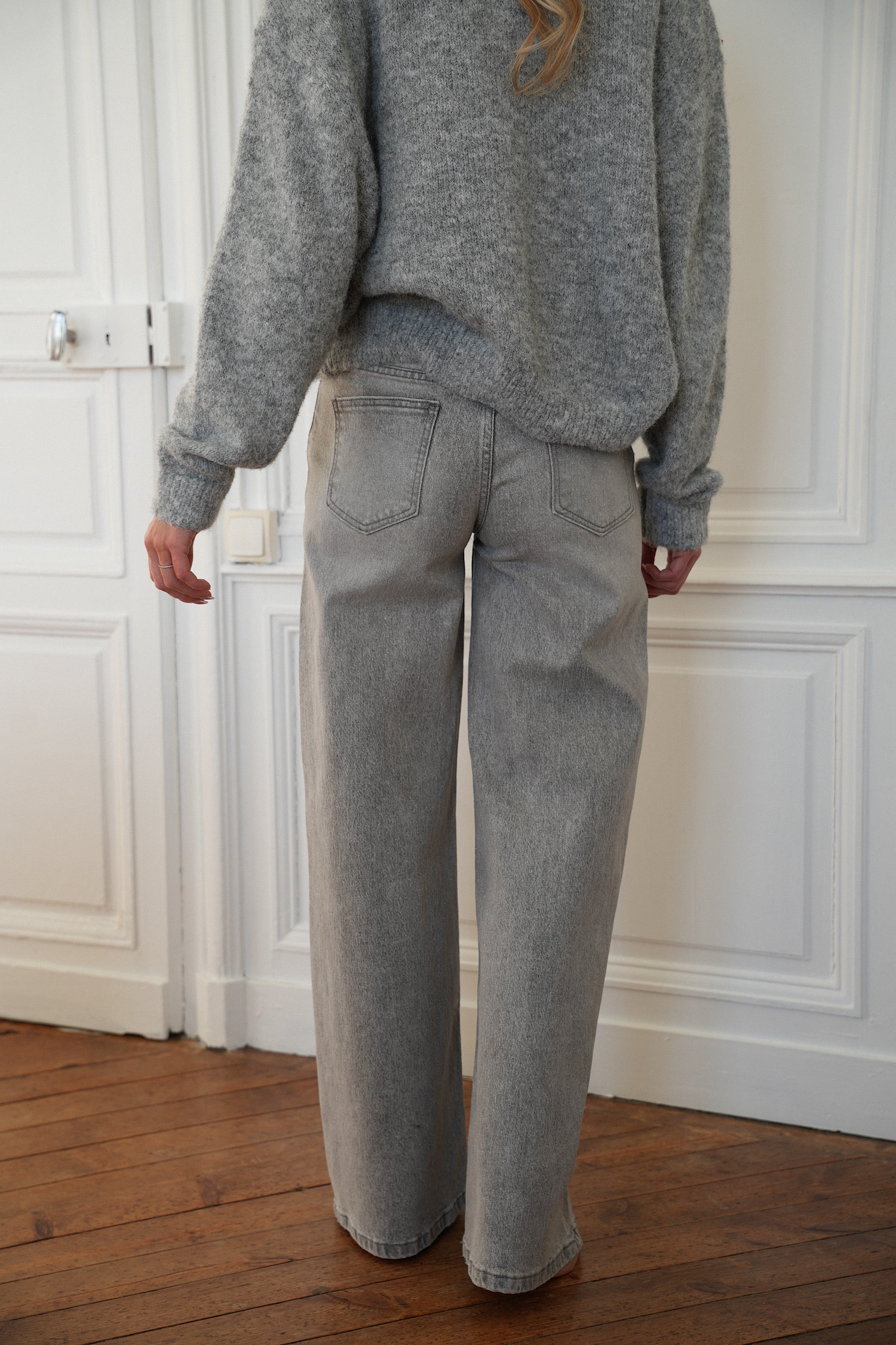Jean À Paillettes Charlotte - Gris