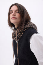 Pasamontañas estampado de leopardo - Estampado de leopardo - Mujer