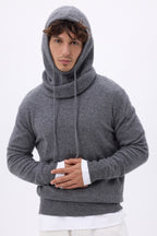 Passamontagna - Grigio Scuro - Unisex - 100% Cashmere