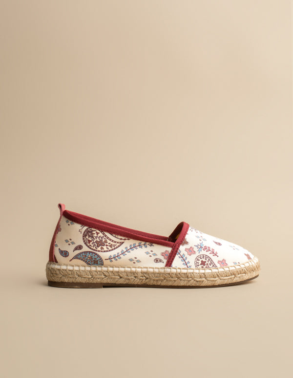 Alpargatas Cala Luna - Lona Estampado Provenzal - Mujer