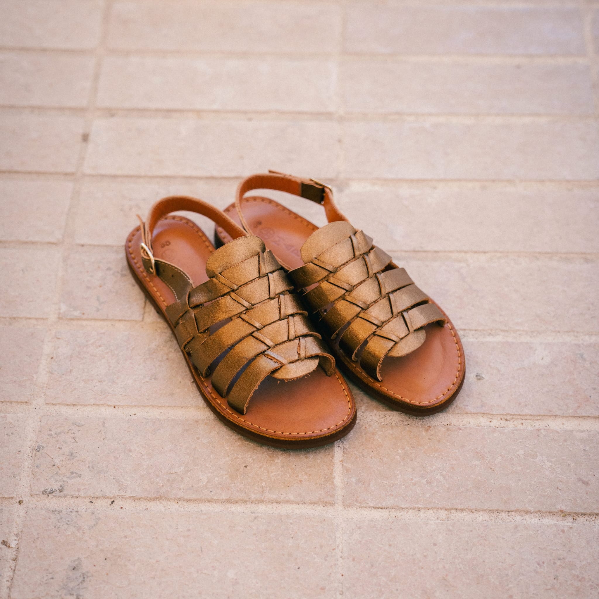 Cali Sandals - Bronze
