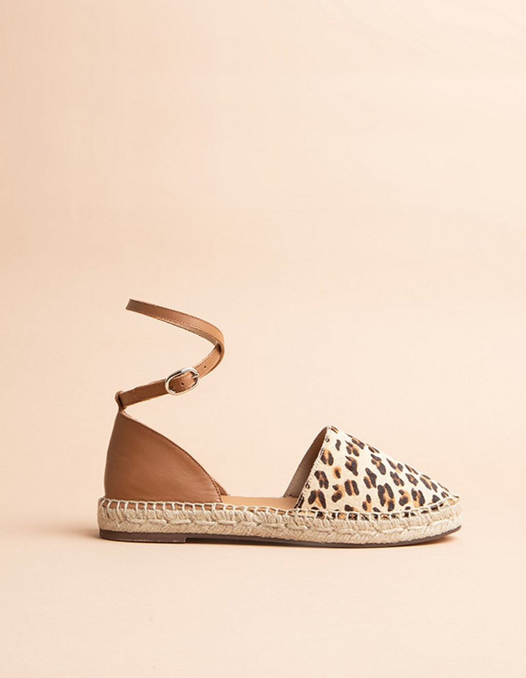 Calvi Flat Espadrilles - Leopard Leather - Women