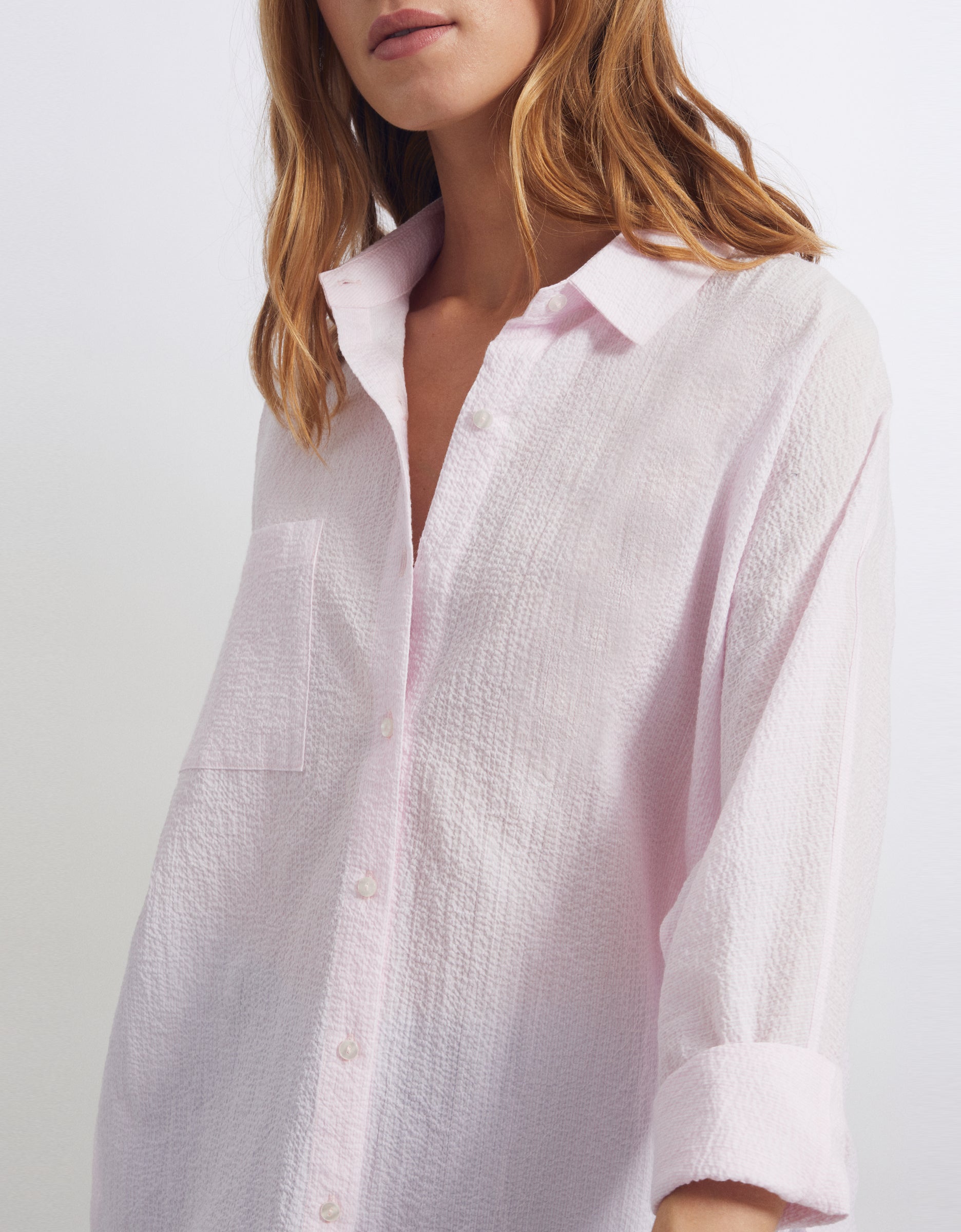 Chemise Camila Fancy - Silver Pink Stripes - Femme