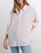 Chemise Camila Fancy - Silver Pink Stripes - Femme