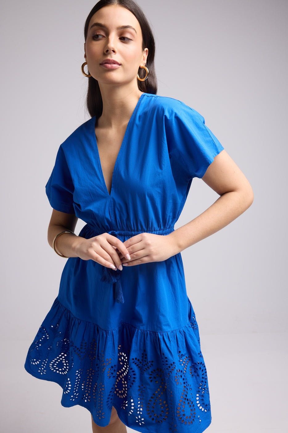 Short Dress - Candice - Blue