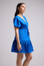 Short Dress - Candice - Blue